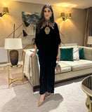 Twilight Blue Velvet Kaftan