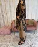 Gold Floral lace