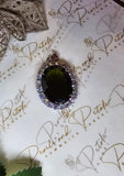 Ovel Emerald Pendant