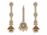 Pearl Zimal Jhumka Set