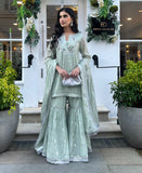 Nau-Bahar three piece Gharara