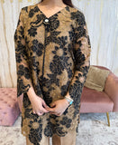Gold Floral lace