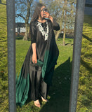 Noir Elegance – 3 Piece Farshi Salwar Set