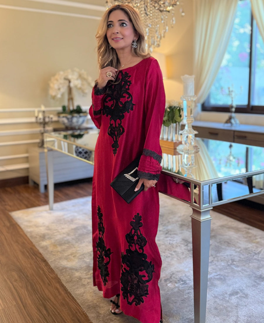 evening kaftan dresses uk MOONLIGHT Grey Kaftan