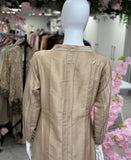 Caramel Sheen Raw silk