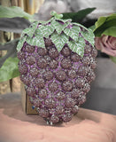 Grape Swarovski Clutch
