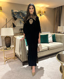 Twilight Blue Velvet Kaftan