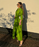 Lime Twist Raw Silk (Farshi Shalwar suit)