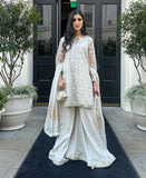 Noor e Aftab “three piece Sharara outfit “