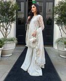 Noor e Aftab “three piece Sharara outfit “