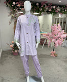 Chikankari Co-ord Set Lavender