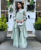 Nau-Bahar three piece Gharara