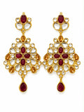 Crimson Noor Earrings