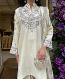 Mauve Mist -  Farshi shalwar