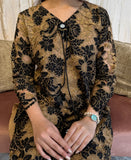 Gold Floral lace