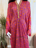 Amalfi Fuchsia Kaftan
