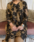 Gold Floral lace