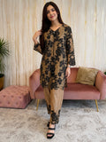 Gold Floral lace