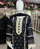 Black Chikankari