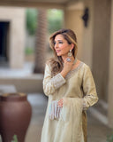 Ivory Gold (3 pc - Pure Raw Silk Outfit)