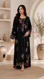 Black Orchid Bloom kaftan