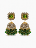 Emerald Elara Jhumkas