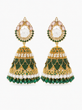 Emerald Zareen Jhumkas