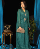 Sequins Turquoise net Kaftan