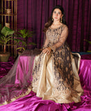 Golden Smoke (3 pc Sharara Set)