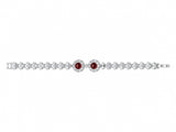 Crimson Halo Bracelet