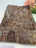 Antique silk kaani shawl