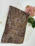 Antique silk kaani shawl