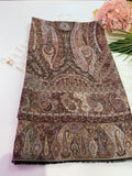 Antique colours paisley design shawl