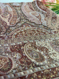 Antique colours paisley design shawl