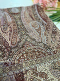 Antique colours paisley design shawl