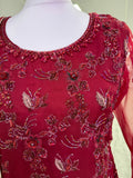 Fully Embellished Organza Outfit