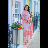 Spring field (lawn 3 piece Chikankari)