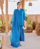 Royal Blue Raw Silk (Farshi Shalwar suit)