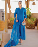 Royal Blue Raw Silk (Farshi Shalwar suit)