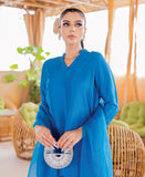 Royal Blue Raw Silk (Farshi Shalwar suit)