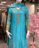 Turquoise Grace Rawsilk