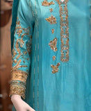 Turquoise Grace Rawsilk