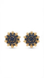 Sapphire Sunflower Studs