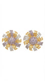 Lavender Sunburst Studs