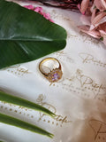 Gold Amethyst Ring