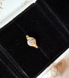 Gold Zirconia Ring