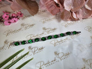 Emerald Silver Bracelet