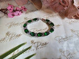 Emerald Silver Bracelet