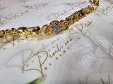 Gold Floral Bracelet