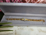 Gold Floral Bracelet